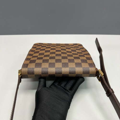 Louis Vuitton Musette Salsa Long Strap Damier Ebene Brown