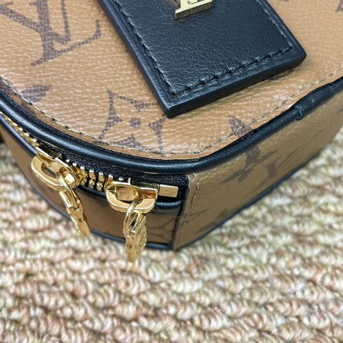 Louis Vuitton Mini Boite Chapeau Monogram Brown Black