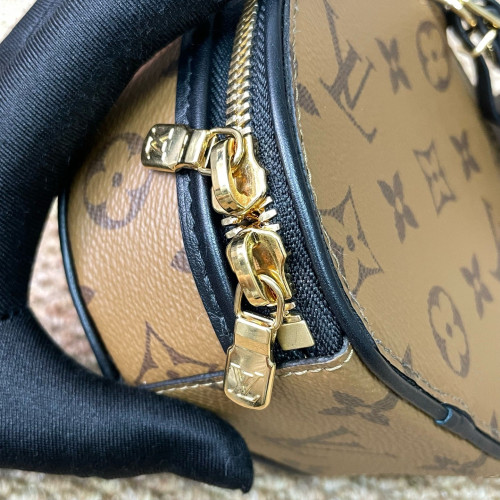 Louis Vuitton Mini Boite Chapeau Monogram Brown Black