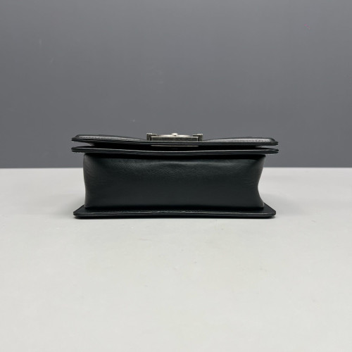 Chanel Quilted Mini Boy Flap Calfskin Black