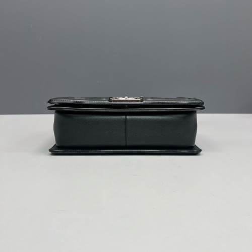 Chanel Quilted Medium Boy Flap Calfskin Black