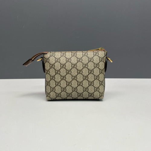 Gucci Crossbody Bag GG Supreme Monogram Beige Brown