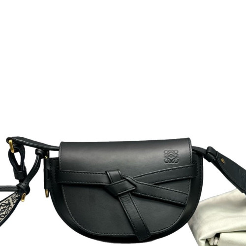Loewe Mini Gate Calfskin Black