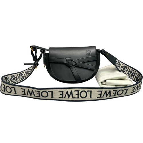 Loewe Mini Gate Calfskin Black