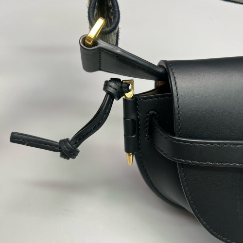 Loewe Mini Gate Calfskin Black