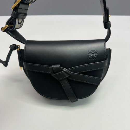 Loewe Mini Gate Calfskin Black