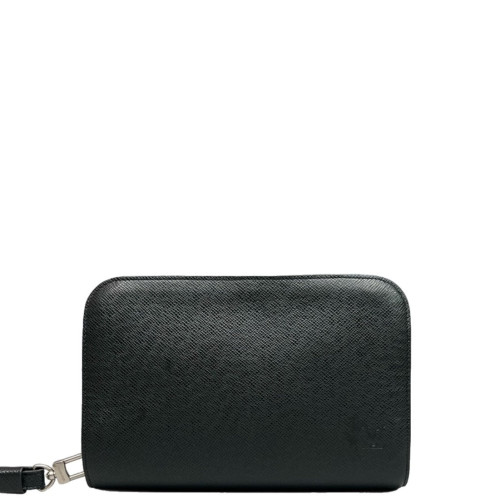 Louis Vuitton Clutch Saffiano Calfskin Black Louis Vuitton Clutch Saffiano Calfskin Black