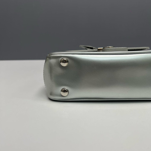 Burberry Small DK88 Calfskin Silver Burberry Small DK88 Calfskin Silver