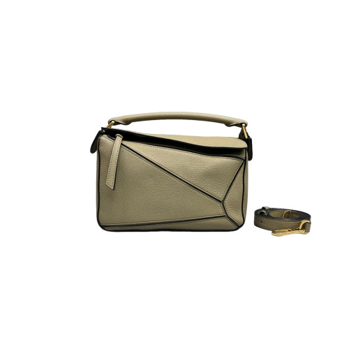 Loewe Small Puzzle Grained Calfskin Grey Loewe Small Puzzle Grained Calfskin Grey