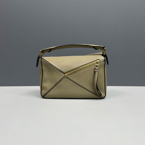 Loewe Small Puzzle Grained Calfskin Grey Loewe Small Puzzle Grained Calfskin Grey