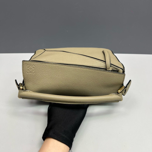 Loewe Small Puzzle Grained Calfskin Grey Loewe Small Puzzle Grained Calfskin Grey
