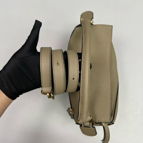 Loewe Small Puzzle Grained Calfskin Grey Loewe Small Puzzle Grained Calfskin Grey