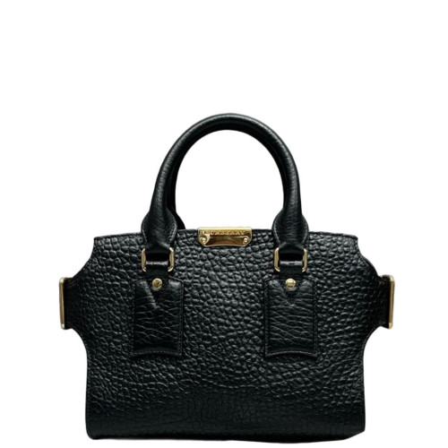 Burberry Crossbody Bag Grained Calfskin Black