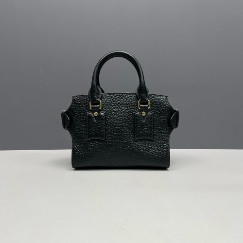 Burberry Crossbody Bag Grained Calfskin Black