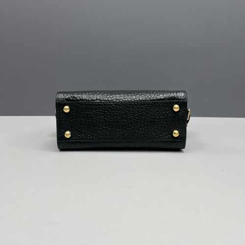 Burberry Crossbody Bag Grained Calfskin Black