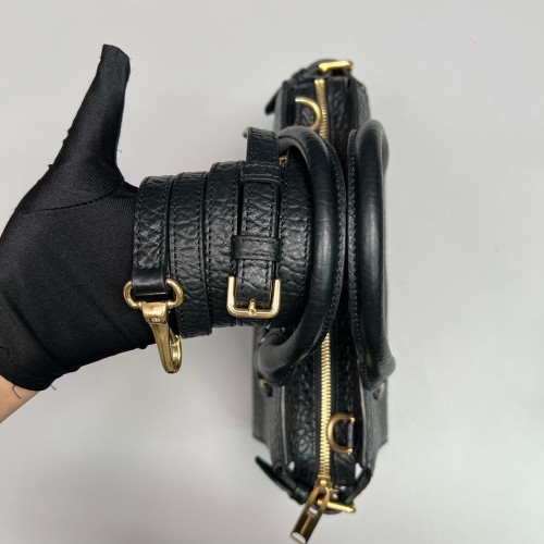 Burberry Crossbody Bag Grained Calfskin Black
