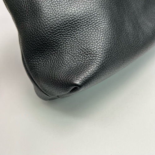 Burberry Tote Bag Grained Calfskin Black Burberry Tote Bag Grained Calfskin Black