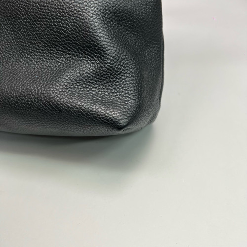 Burberry Tote Bag Grained Calfskin Black Burberry Tote Bag Grained Calfskin Black