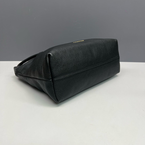 Burberry Tote Bag Grained Calfskin Black Burberry Tote Bag Grained Calfskin Black