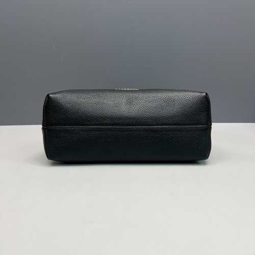 Burberry Tote Bag Grained Calfskin Black Burberry Tote Bag Grained Calfskin Black