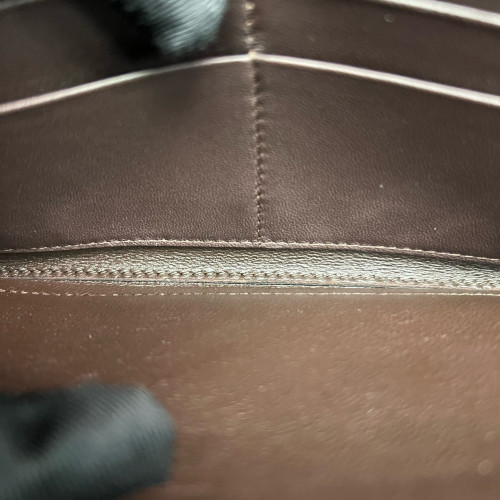 Bottega Veneta Intrecciato Zip Around Wallet Lambskin Intrecciato Nappa Espresso Brown