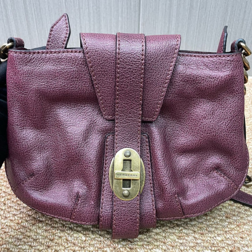 Burberry Crossbody Bag Calfskin Azalea