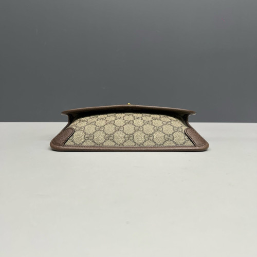 Gucci Web Neo Vintage Belt Bag GG Supreme Monogram Beige Brown Green