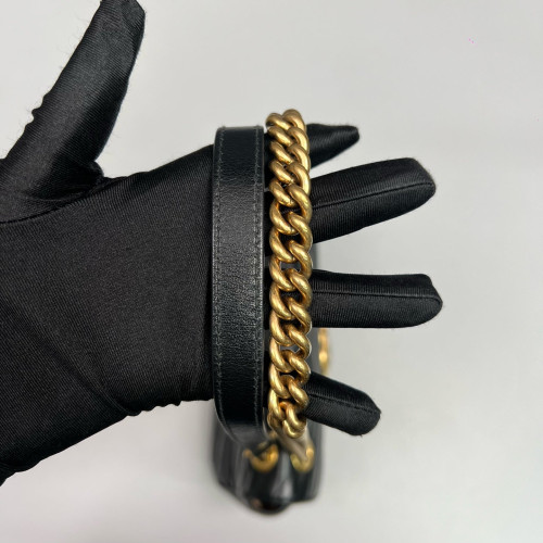 Gucci Matelasse Small GG Marmont Calfskin Black