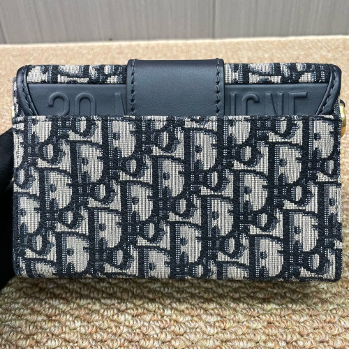Dior 30 Montaigne Mini Box Bag Oblique Navy Beige Black