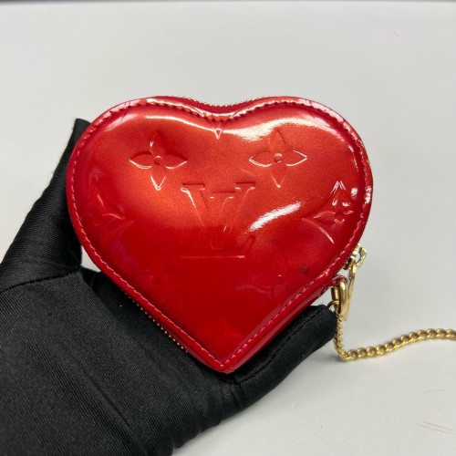 Louis Vuitton Coin Purse Vernis Red Louis Vuitton Coin Purse Vernis Red