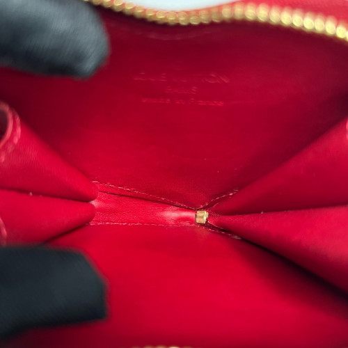 Louis Vuitton Coin Purse Vernis Red Louis Vuitton Coin Purse Vernis Red