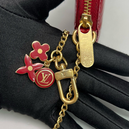 Louis Vuitton Coin Purse Vernis Red Louis Vuitton Coin Purse Vernis Red