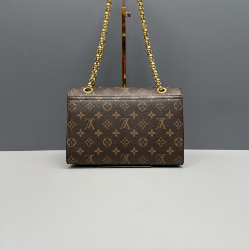 Louis Vuitton Victoire Monogram Brown Red