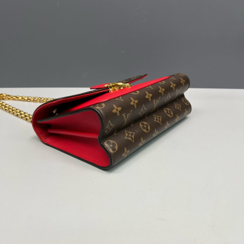 Louis Vuitton Victoire Monogram Brown Red