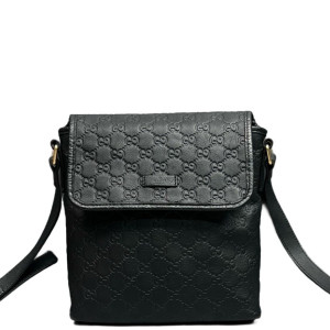 Gucci Messenger Guccissima Black