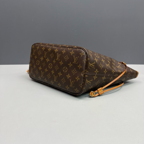 Louis Vuitton Neverfull MM Monogram Magenta Brown