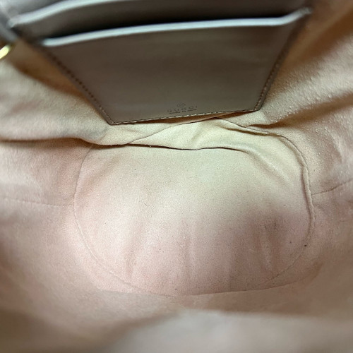 Gucci Matelasse Mini GG Marmont Bucket Bag Calfskin Natural Tan