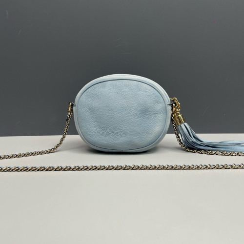 Gucci Tassel Camera Case Calfskin Azur Blue