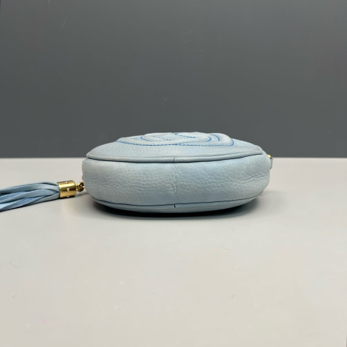 Gucci Tassel Camera Case Calfskin Azur Blue