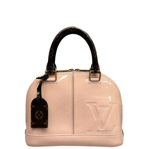 Louis Vuitton Alma BB Vernis Monogram Pink