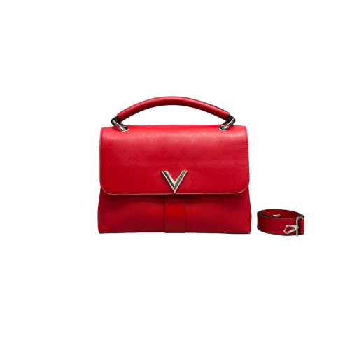 Louis Vuitton Very One Handle Calfskin Red