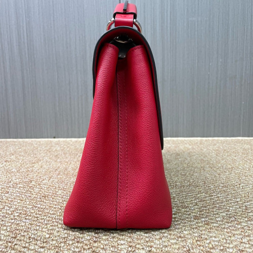 Louis Vuitton Very One Handle Calfskin Red