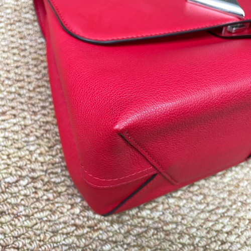 Louis Vuitton Very One Handle Calfskin Red