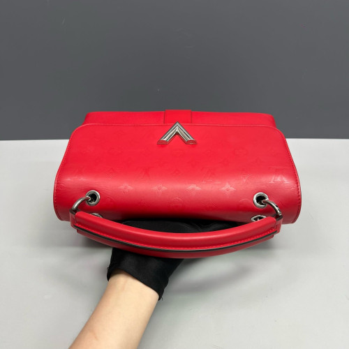 Louis Vuitton Very One Handle Calfskin Red