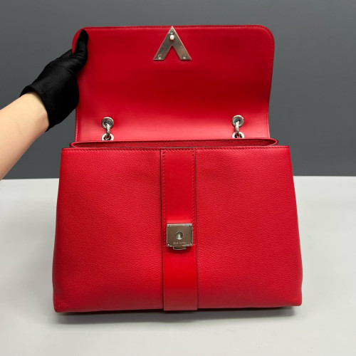 Louis Vuitton Very One Handle Calfskin Red