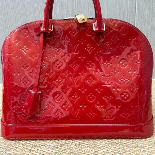 Louis Vuitton Alma GM Vernis Red Louis Vuitton Alma GM Vernis Red