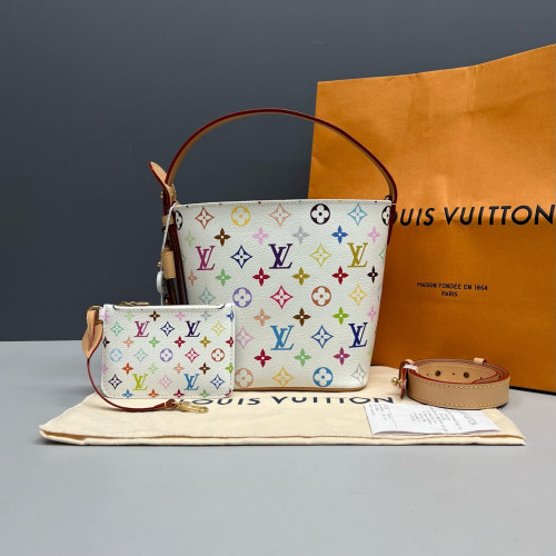 Louis Vuitton All In Bb Monogram Multicolor White