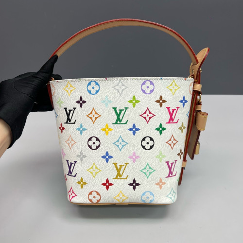 Louis Vuitton All In Bb Monogram Multicolor White