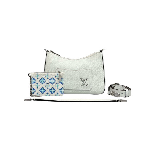 Louis Vuitton Marelle Handbag Epi White