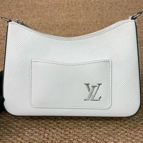 Louis Vuitton Marelle Handbag Epi White